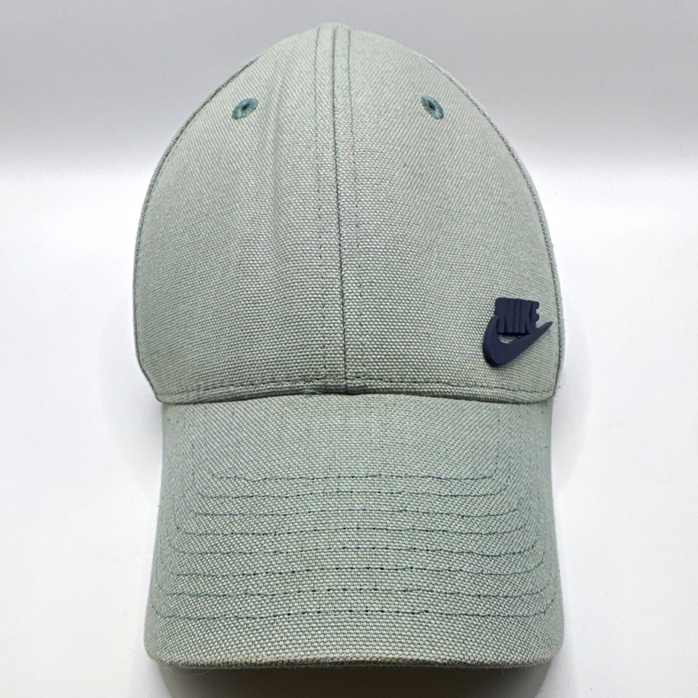 Nike Legacy91 Men's Gray Solid Adjustable Strap Back Baseball Cap One Size